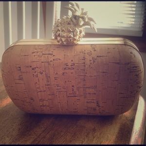Pineapple cork clutch for summer!